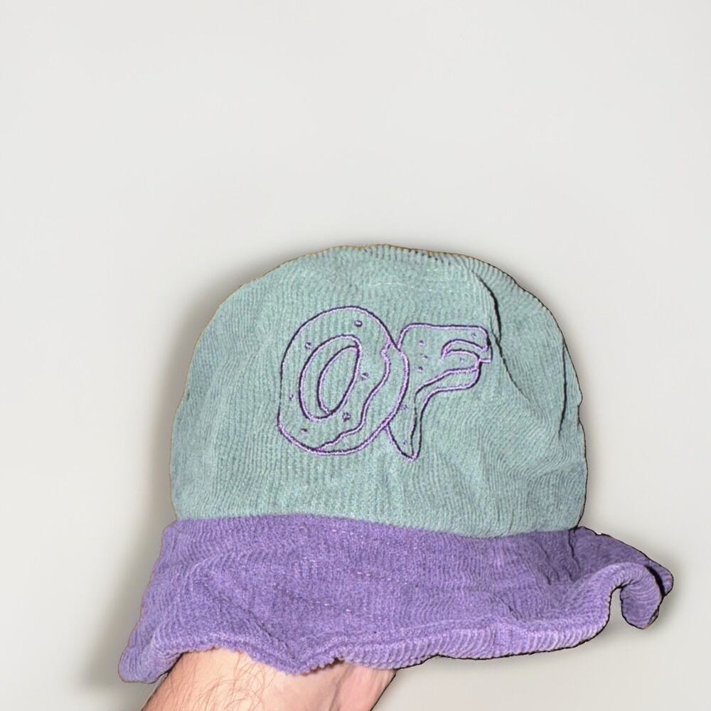 Odd Future Corduroy Bucket Hat Green Purple